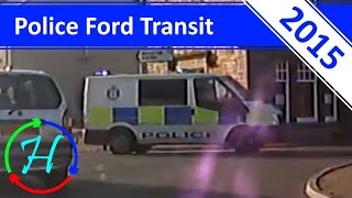 Police Scotland Ford Transit Cell Van Responding Blue Lights amp Sirens  22102015 [upl. by Eiroj529]