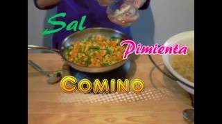 Arroz guisado con vegetales y bacon [upl. by Asela131]