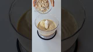 NOCILLA BLANCA PROTEICA receta cocinafit recetassaludables [upl. by Fachanan]