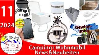 Camping und Wohnmobil NewsampNeuheiten 112024 [upl. by Waldack148]