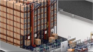 ASRS  Automated warehouse  Efficient supply at Trumpler  Interlake Mecalux [upl. by Ffirahs]