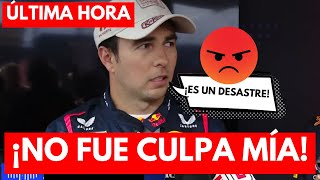 ¡FUERTES DECLARACIONES DE CHECO PÉREZ TRAS CLASIFICACIÓN DE GP DE MÓNACO [upl. by Oal953]