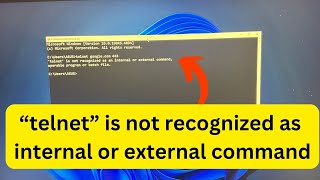 How to Fix quotTelnet is Not Recognizedquot Error on Windows [upl. by Releyks942]