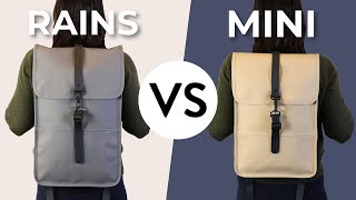 Rains Backpack vs Rains Mini  Watch Before Buying [upl. by Nerual]