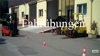 Ausbildung für Gabelstaplerfahrer  Fahrübungen [upl. by Astred875]