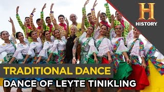 Traditional Dance of Leyte Tinikling Philippines  Ride N Seek Philippines S4 [upl. by Ligetti326]