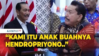 FULL Sambutan Luhut Singgung Nama Prabowo Buat Ketawa Hendropriyono [upl. by Rodger]