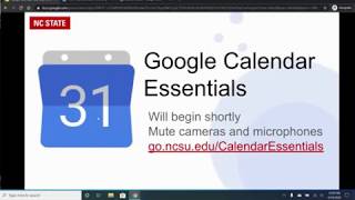 NC State Calendar Essentials [upl. by Yeldahc]