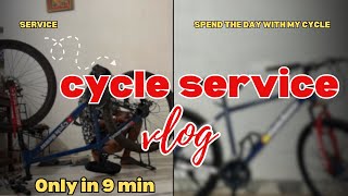 👍How to service cycle at Home 🏠 vlog cyclesawar36 9 Minute😍 [upl. by Weingarten]