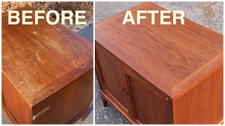 Thrift Store Rescue 8  Mid Century Furniture Restoration [upl. by Llehsam862]