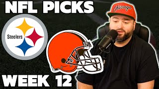 Steelers vs Browns Week 12 Bets  NFL Sunday Picks With Kyle Kirms [upl. by Devol]