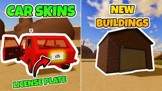 Untitled Trip Game New Update Car Skins License Plate New BUILDINGS [upl. by Elstan]