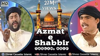 Azmat e Shabbir  Haaji Tasleem Asif  Shree Cassette Islamic [upl. by Ailimac]