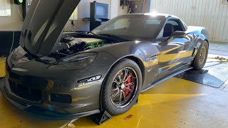 ProCharger F1X Powered Dart 427 C6 Z06 Walkaround and Dyno Pull [upl. by Ylera]