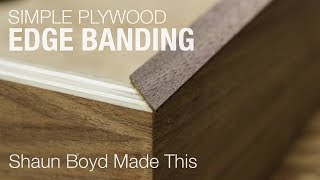 How to Make Simple Plywood Edge Banding [upl. by Alvinia111]