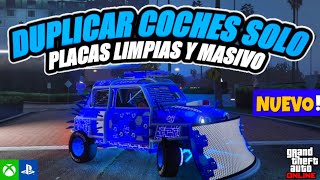 SOLO SIN AYUDA COMO DUPLICAR COCHES MASIVO Y PLACAS LIMPIAS en GTA 5 Online [upl. by Crain]