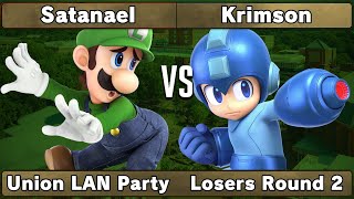 Satanael Luigi vs Krimson Mega Man Link  Losers Round 2  Union LAN Party Sep 2024 [upl. by Latsyrd]