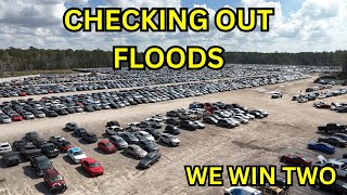 WE WIN TWO CHECKING OUT FLOOD CARS COPART WALKAROUND [upl. by Waylin]