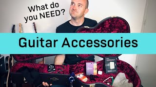 TOP TEN GUITAR ACCESSORIES FOR BEGINNERS  10 Guitar Accessories You Actually Need [upl. by Anali]