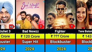 Top 30 Highest Grossing Bollywood Movies 2024  Fighter Street 2 Shaitan Crew Bad Newzz [upl. by Suoicserp155]