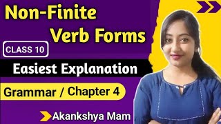 10th class english grammar chapter 4  non finite verb forms class 10  class 10 english grammar [upl. by Adianez153]