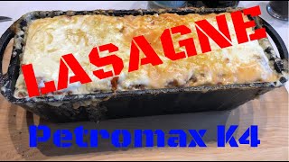 043 Lasagne aus dem Dutch Oven  Petromax K4  Lasagne selber machen  Grillmatz [upl. by Cirek696]