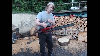 Jonsered 621 Vintage Professional 56cc Swedish Chainsaw Project saw Starting amp overview [upl. by Ethelinda249]