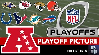 AFC Playoff Picture NFL Clinching Scenarios Wild Card Race And Standings Entering Week 16 Of 2023 [upl. by Devora]