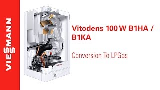 How to convert a Vitodens 100W B1HA  B1KA to LPGas [upl. by Knowland]