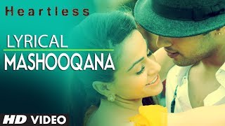 Heartless Mashooqana Lyric Video  Adhyayan Suman Ariana Ayam [upl. by Acinomaj]