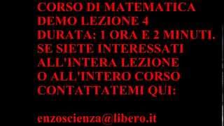 CORSO DI MATEMATICA  LEZIONE 4  INSIEMISTICA  PARTE 4 [upl. by Alleunam91]