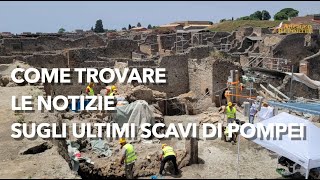 Ultimi scavi di Pompei come trovare le notizie scientifiche sullejournal parla Zuchtriegel [upl. by Ojyram]