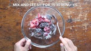 How to Macerate Berries [upl. by Kalinda]