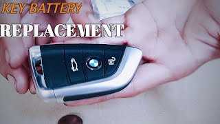 BMW X1 F48 2016  2022 Key Fob Battery Replacement  DIY [upl. by Chrissa729]