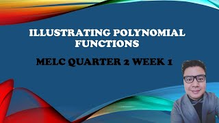 Grade 10 Math  Quarter 2  Lesson 1  Illustrating Polynomial Functions [upl. by Niriam]