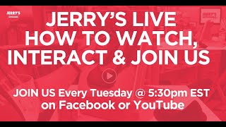 How to Watch Jerrys LIVE Live Interactive ART Workshops amp Demos every Tuesday [upl. by Munster]