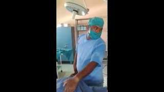 Spinal Anesthesia given in DHO Mahottary [upl. by Nylirehc]