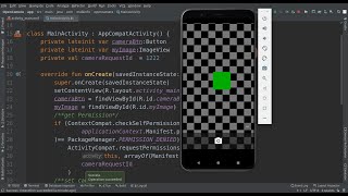 Android kotlin How to take a photo from camera and save to gallery in programmatically open camera [upl. by Emeline776]