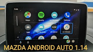 MAZDA ANDROID AUTO 114 [upl. by Krahling]