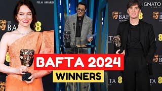 BAFTA 2024 WINNERS  GANADORES [upl. by Tremann132]