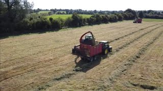 SILAGE 2023 WITH A KONGSKILDE HARVESTER [upl. by Clarie]