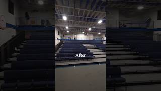 Before and After St Mary’s Audience Risers Installed [upl. by Buyer]