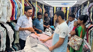 Shirt Wholesale Market in Mumbai  ADVANCE 18  Shirt Market [upl. by Akaenahs]