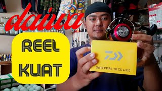 Review Reel Daiwa SWEEPFIRE 2B CS  REEL KUAT UNTUK MANCING LAUT [upl. by Corvin]