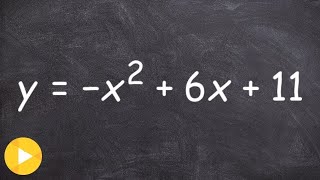 How do you convert from standard form to vertex form of a quadratic [upl. by Yltneb]