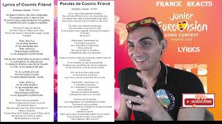 🌎FRANCE REACTS EUROVISION JUNIOR SPAIN 2024 ARMENIA LYRICS🌎 [upl. by Rothstein]