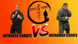 Japanese Karate Vs Okinawan Karate [upl. by Alokin881]