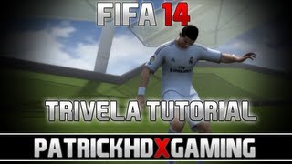 FIFA 14  Trivela Shot Tutorial  Outside Foot Shot  InDepth  Controls  by PatrickHDxGaming [upl. by Felise]