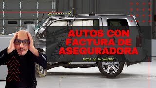 Autos con factura de aseguradora🚗 Seguro Auto [upl. by Ifok]