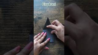 How To Make Easy Origami Paper Elephant For Kids  Craft Ideas  Paper Craft Easy  KIDS crafts [upl. by Nyladnek297]